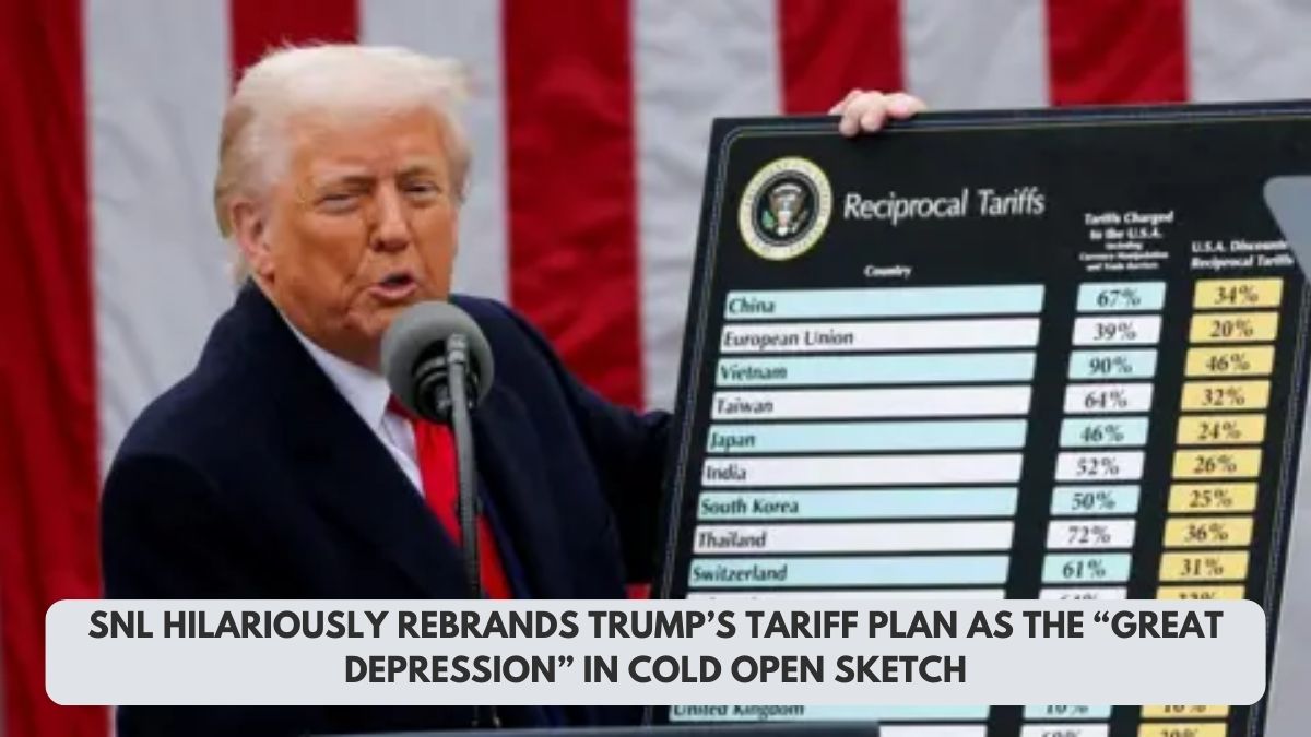 SNL Hilariously Rebrands Trump’s Tariff Plan as the “Great Depression” in Cold Open Sketch
